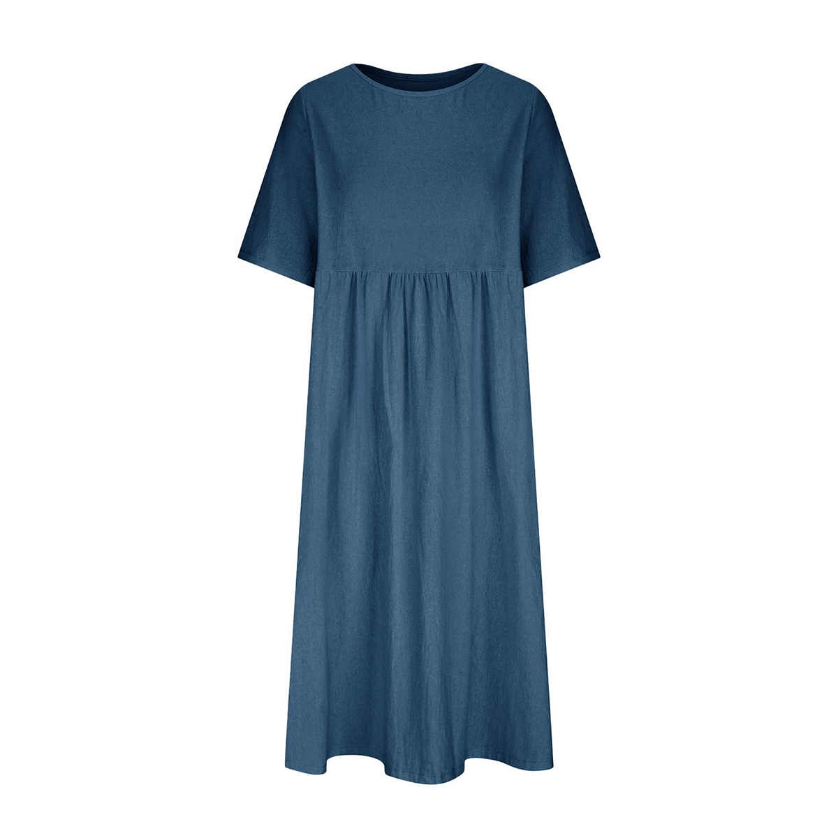 Summer New Cotton and Linen Casual Short Sleeve