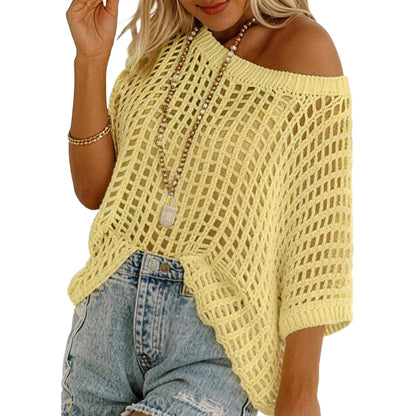 🎉This Week's Special Sales ✨Womens Crochet Pullover Top