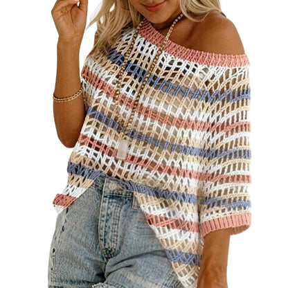 🎉This Week's Special Sales ✨Womens Crochet Pullover Top