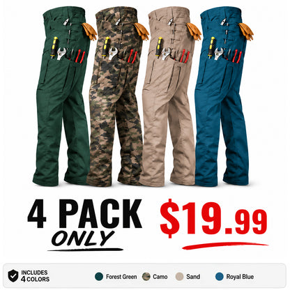 Men's Cargo Pants,Tactical Pants for Men Stretch,Durable Ripstop EDC Work Pants for Hiking
