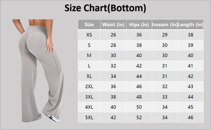 Straight Leg Bottoms Casual Pants