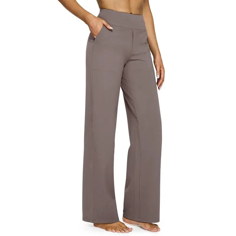 🔥8- PACK Women Loose High-Waist Business Casual Pants