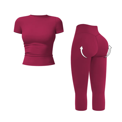 Women’s Breathable Body-Shaping Yoga Outfit