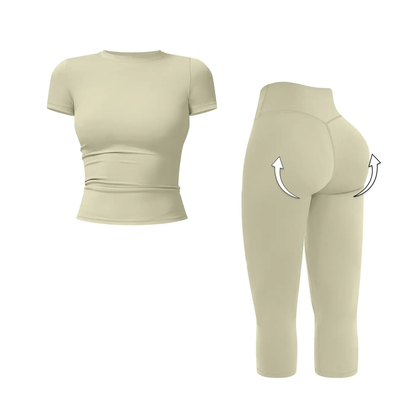 Women’s Breathable Body-Shaping Yoga Outfit