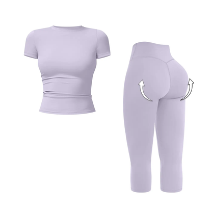 Women’s Breathable Body-Shaping Yoga Outfit