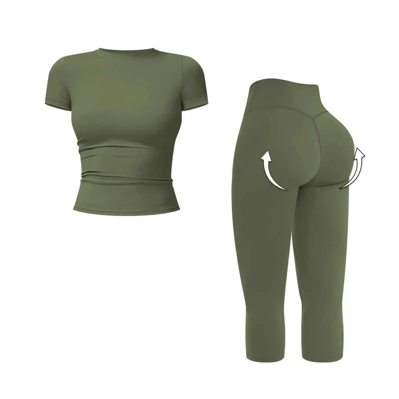 Women’s Breathable Body-Shaping Yoga Outfit