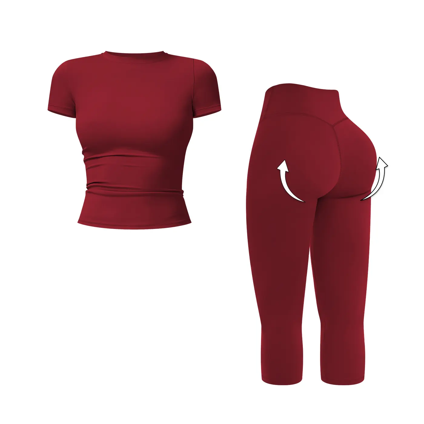 Women’s Breathable Body-Shaping Yoga Outfit