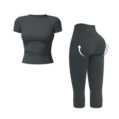 Women’s Breathable Body-Shaping Yoga Outfit