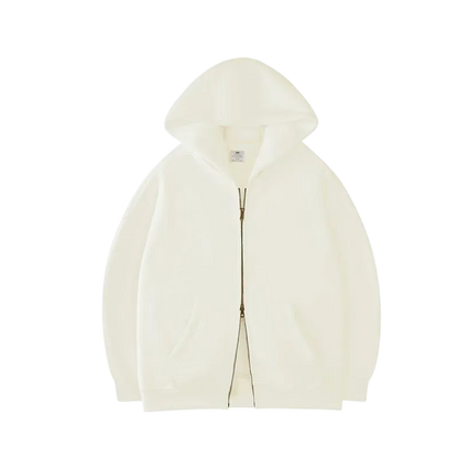 Unisex Oversized zip up hoodie