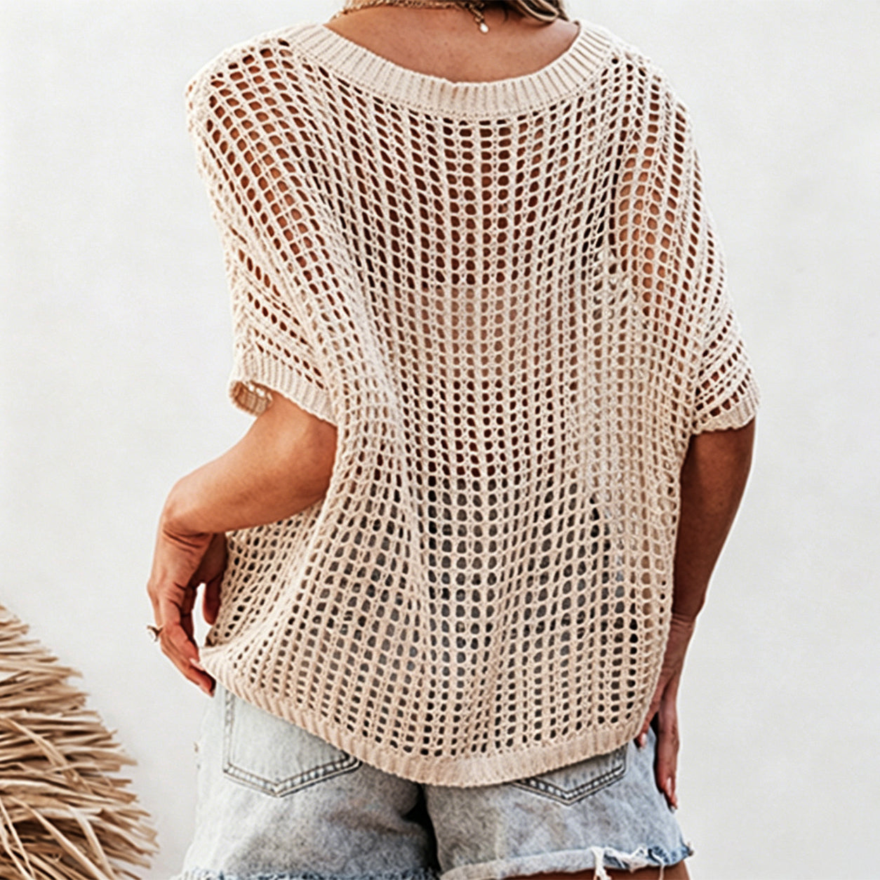 🎉This Week's Special Sales ✨Womens Crochet Pullover Top