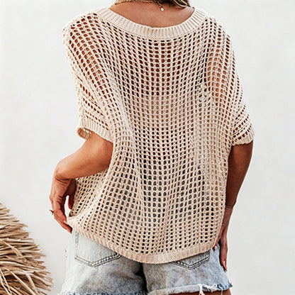 🎉This Week's Special Sales ✨Womens Crochet Pullover Top